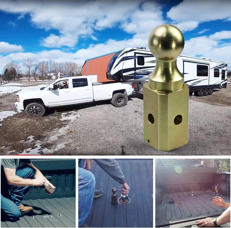 Vsttar GNXA2000 Gooseneck Ball Hitch Tum Over Ball| 2-5/16" Gooseneck Tow-Hitch Ball |30000lbs Load Capacity |Ball Gooseneck Replacement Compatible with B&W Trailer Hitches Part Number GNXA2000 - Image 5